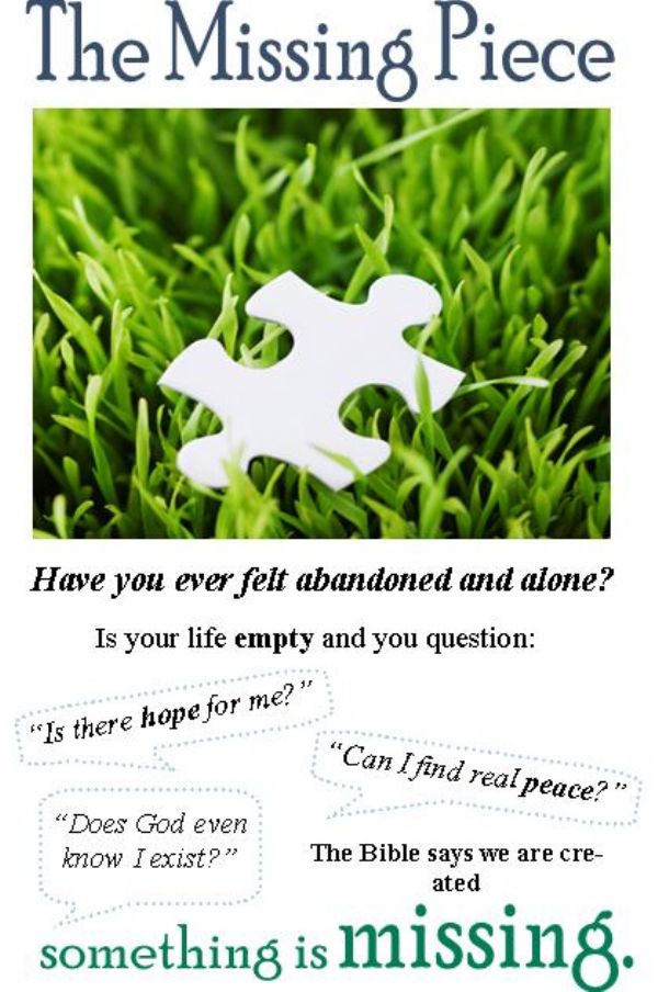 The Missing Piece Tract (pkg of 20)